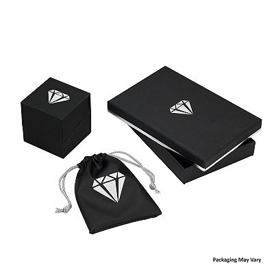 Sterling Silver Cubic Zirconia Heart Bracelet