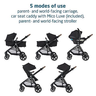 Maxi-Cosi Zelia™² Luxe 5-in-1 Modular Travel System - New Hope Black