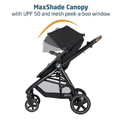 Maxi Cosi Zelia Luxe 5-in-1 Modular Travel System (New Hope Black)