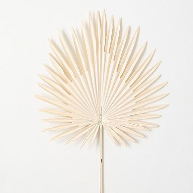 Sullivan's Artificial Cream Fan Palm Leaf