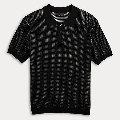 Men's For The Republic Short Sleeve Textured Polo