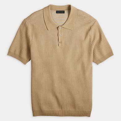 Men's For The Republic Short Sleeve Textured Polo