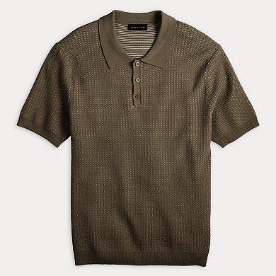 Men's For The Republic Short Sleeve Textured Polo