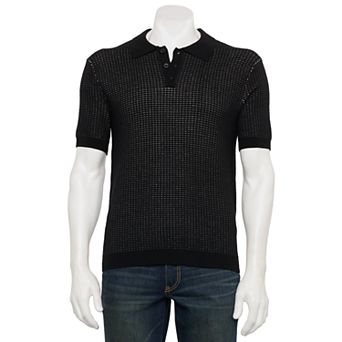 Men's For The Republic Short Sleeve Textured Polo