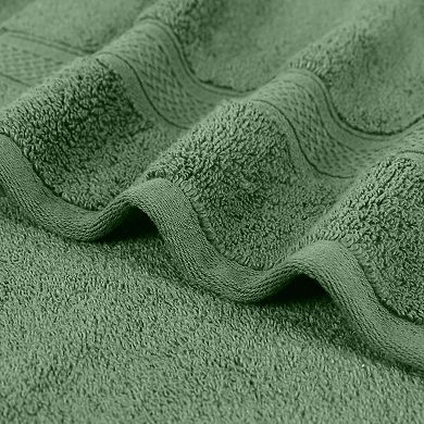 SUPERIOR 3-Piece Zero Twist Cotton Chevron Absorbent Towel Set