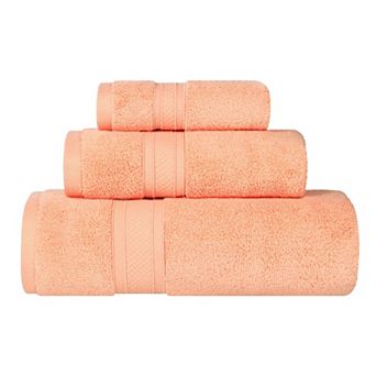 SUPERIOR 3 pc Zero Twist Cotton Chevron Absorbent Towel Set