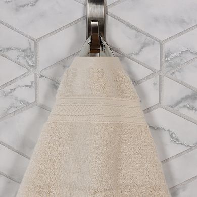 SUPERIOR 8-Piece Zero Twist Cotton Absorbent Towel Set