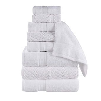 SUPERIOR 9 pc Zero Twist Cotton Absorbent Towel Set