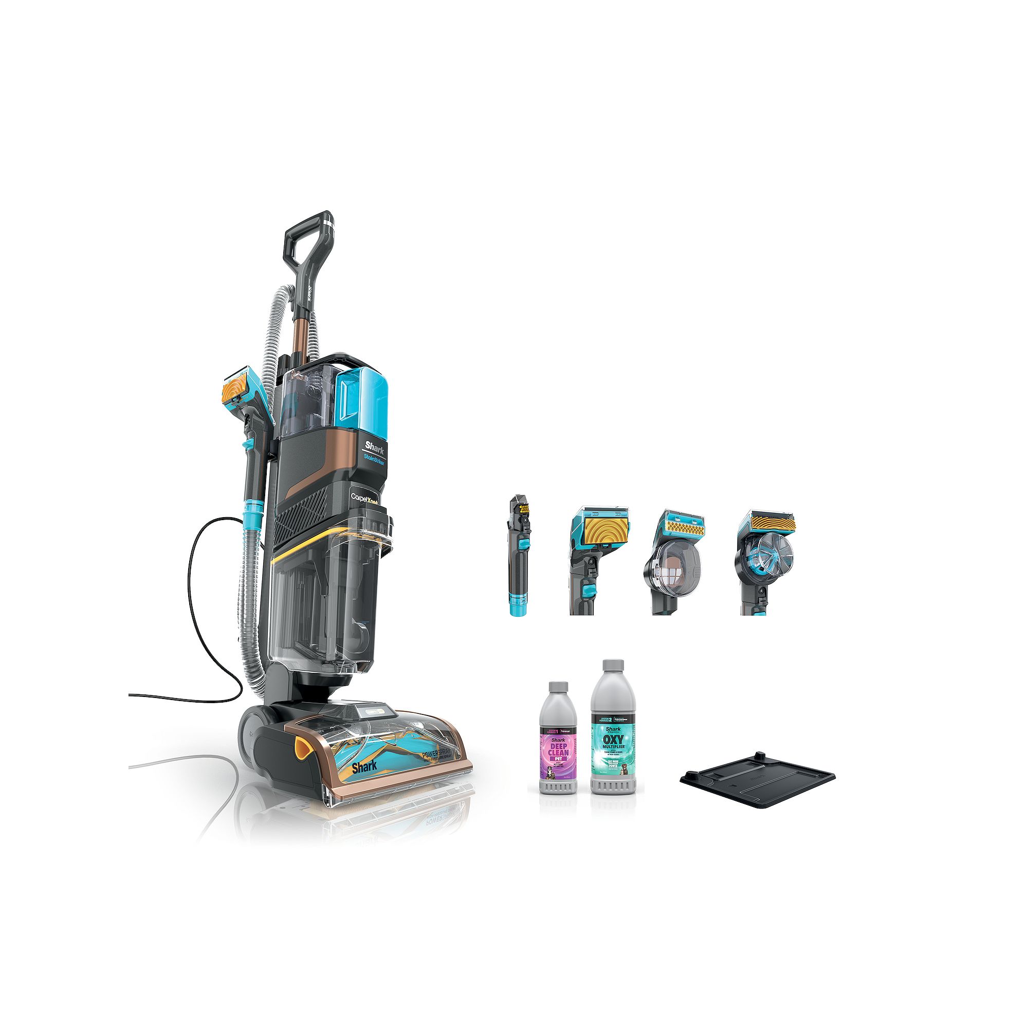 Shark® CarpetXpert HairPro Pet with StainStriker Upright Deep Carpet, Rug 