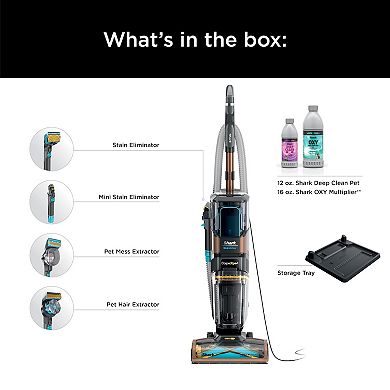 Shark® CarpetXpert HairPro Pet with StainStriker Upright Deep Carpet, Rug & Upholstery Cleaner (EX301)