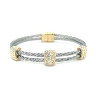 Juvell 18k Gold Plated Bangle Bracelet