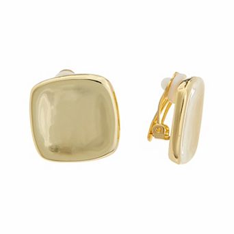 Juvell 18k Gold Plated Clip-On Earrings