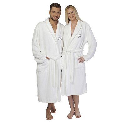 Linum Home Textiles Unisex Turkish Cotton Personalized Terry Bathrobe