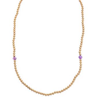Juvell 18k Gold Plated Quartz Necklace