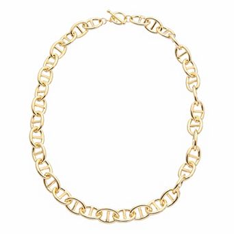 Juvell 18k Gold Plated Link Necklace