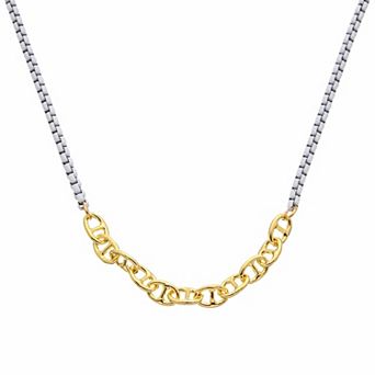 Juvell Two Tone 18k Gold Plated Necklace