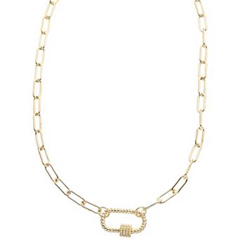 Juvell 18k Gold Plated Link Necklace