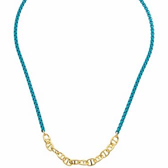 Juvell 18k Gold Plated Two Tone Necklace