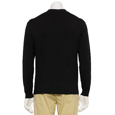 Men's For The Republic Long Sleeve Johnny Collar Polo