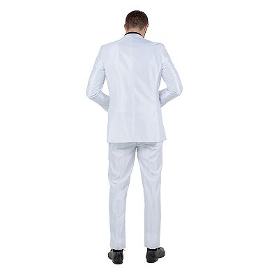 Men's Sharskin Slim-Fit 3-Piece Suit Set