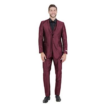 Men's Sharskin Slim-Fit 3 pc Suit Set