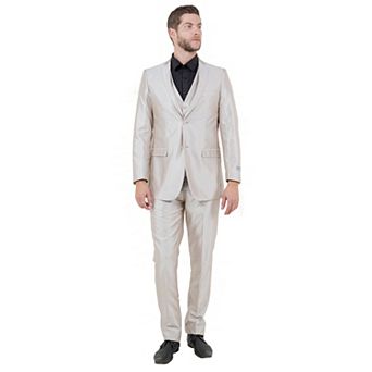 Men's Sharskin Slim-Fit 3 pc Suit Set