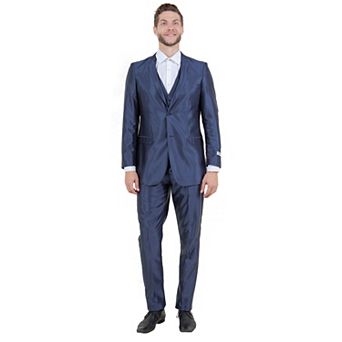 Men's Sharskin Slim-Fit 3 pc Suit Set