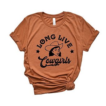 Long Live Cowgirls Short Sleeve Graphic Tee