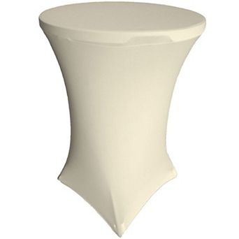 Round Spandex Cover For Bar High Cocktail Table, 36-inch Round 42-inch High