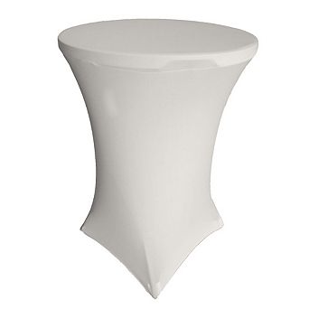 Round Spandex Cover For Bar High Cocktail Table, 36-inch Round 42-inch High