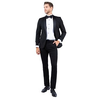 Men's Tailored-fit Suits Separates Tuxedo Jacket W/ Shawl Collar