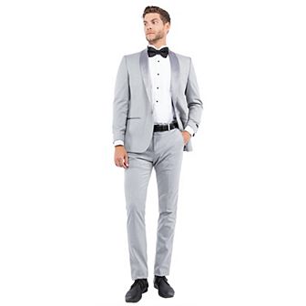 Men's Tailored-fit Suits Separates Tuxedo Jacket W/ Shawl Collar