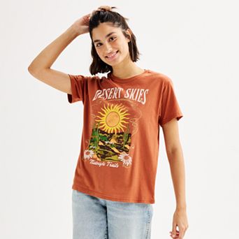 Juniors' Desert Skies Midnight Trails Graphic Tee