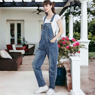 Women's Vintage Straight-leg Overalls