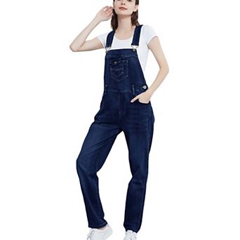 Women's Vintage Straight-leg Overalls