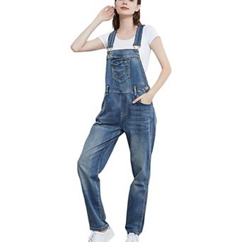 Women's Vintage Straight-leg Overalls