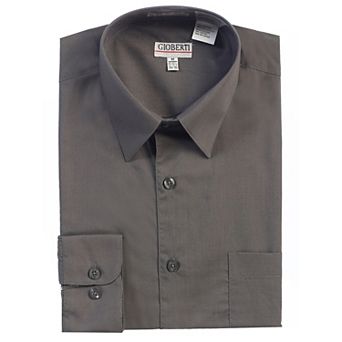 Gioberti Men's Long Sleeve Solid Dress Shirt