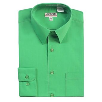 Gioberti Men's Long Sleeve Solid Dress Shirt