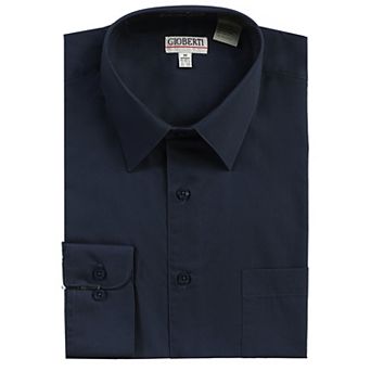 Gioberti Men's Long Sleeve Solid Dress Shirt