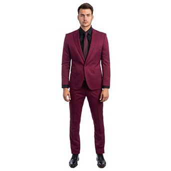 Men's Skinny-Fit 2 pc Suit w/ Peak Lapel