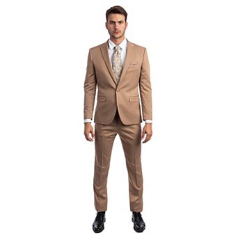 Men's Skinny-Fit 2 pc Suit w/ Peak Lapel