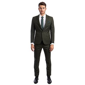 Men's Skinny-Fit 2 pc Suit w/ Peak Lapel