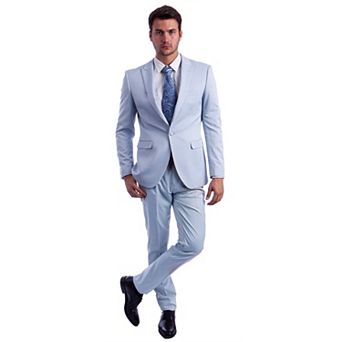 Men's Skinny-Fit 2 pc Suit w/ Peak Lapel