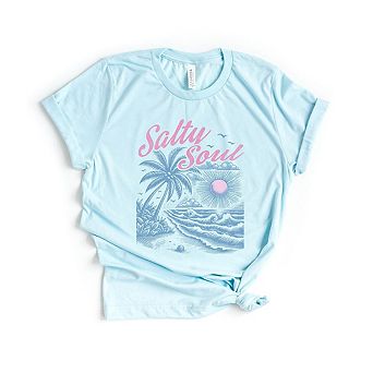 Salty Soul Beach Short Sleeve Graphic Tee