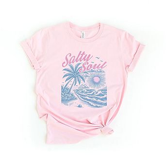 Salty Soul Beach Short Sleeve Graphic Tee