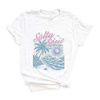 Salty Soul Beach Short Sleeve Graphic Tee