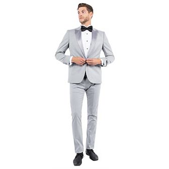 Men's Tailored-fit Suits Separates Tuxedo Jacket W/ Peak Lapel