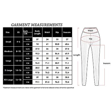 Women's High Waisted Honey Comb Tummy Leggings