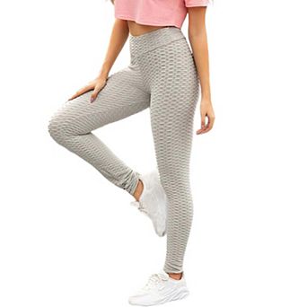 Women's High Waisted Honey Comb Tummy Leggings