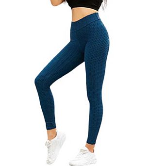 Women's High Waisted Honey Comb Tummy Leggings